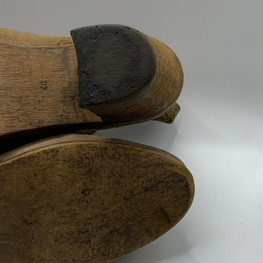 UNBRANDED Women's Brown Suede Round Toe Block Heel Ankle Bootie SZ 40 US 9