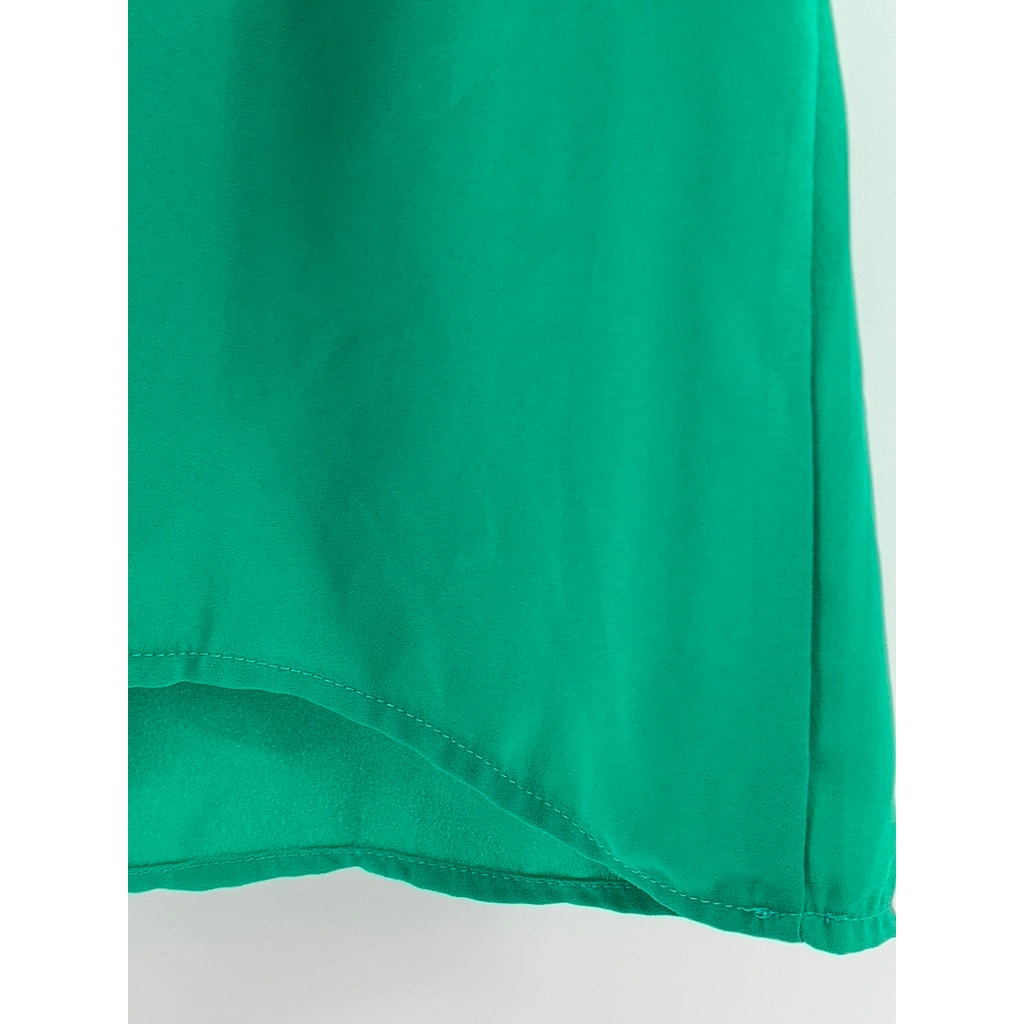 FOREVER 21 Women's Green Short Sleeve Top SZ M