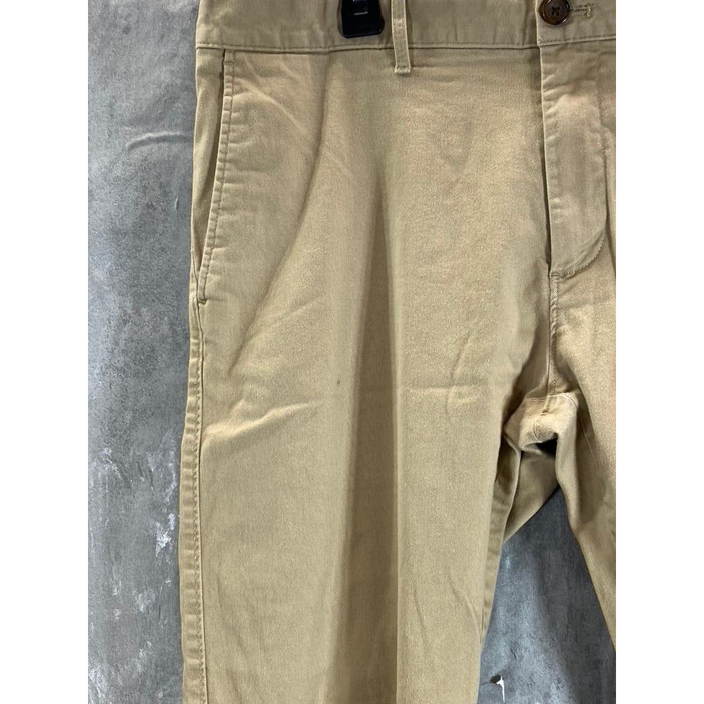 J.CREW Men's British Khaki Flex Slim-Fit Chino Pants SZ 34X32