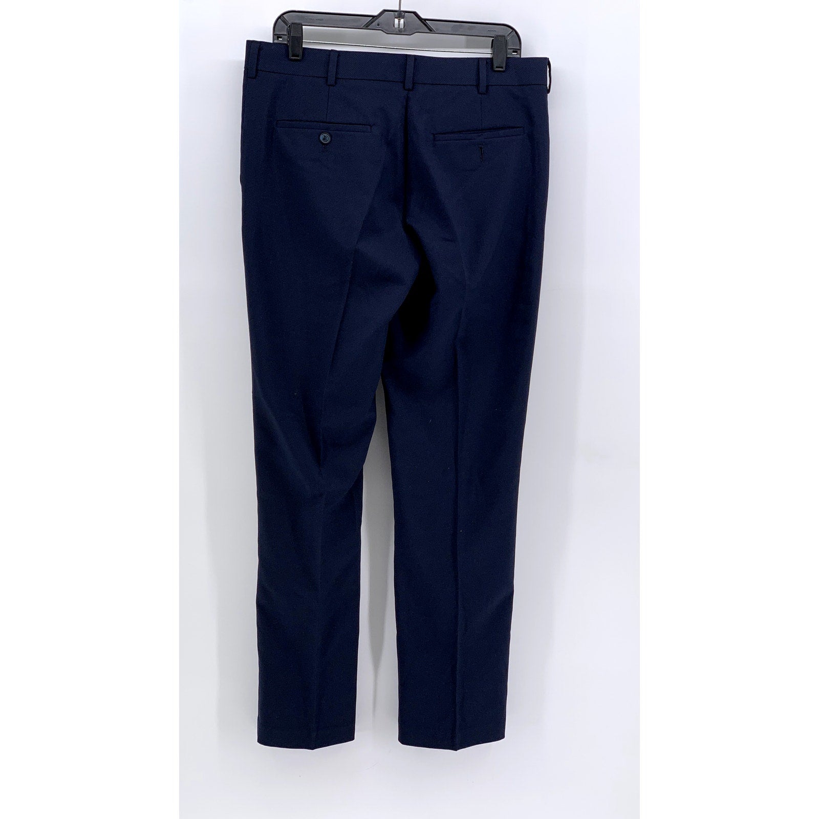 VAN HEUSEN Men's Navy Slim-Leg Flex Dress Pants SZ 32X32