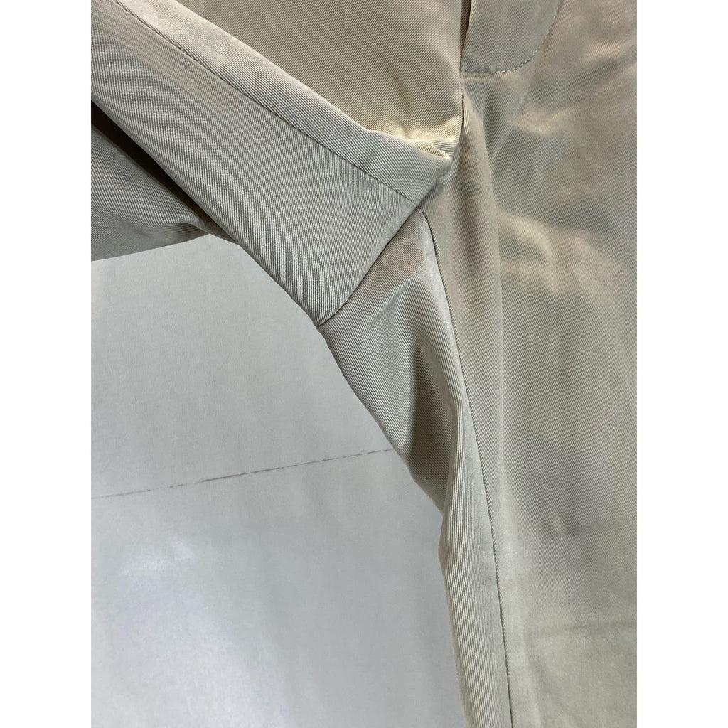 BANANA REPUBLIC Men's Beige Modern Slim-Fit Non-Iron Flat Front Pants SZ 30x32