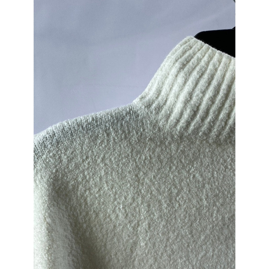 & OTHER STORIES PARIS ATELIER Women’s Cream Knit Pull Turtleneck Sweater SZ XS