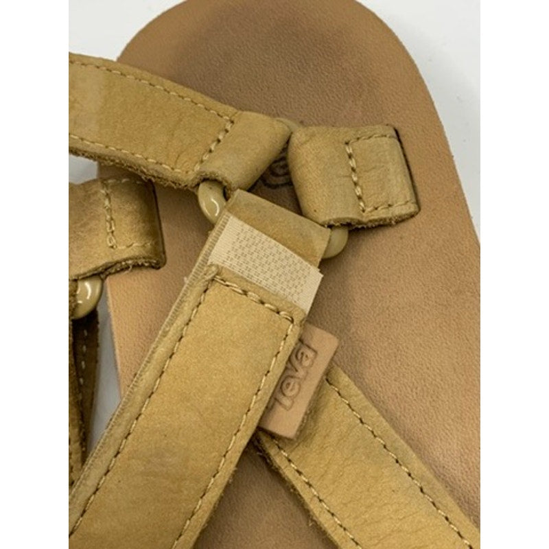 TEVA Women's Tan Midform Universal Satinya Sandal SZ 8