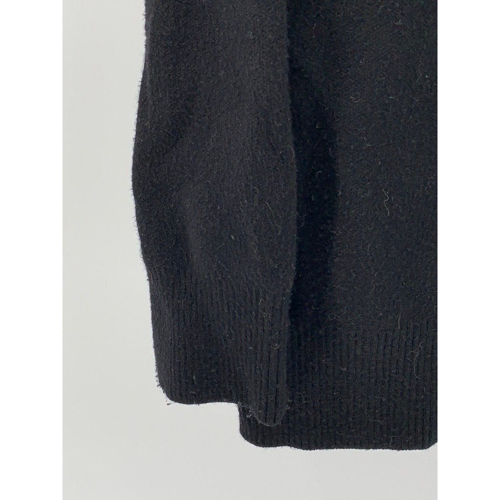 ZARA Men's Black Knit Hoodie SZ L