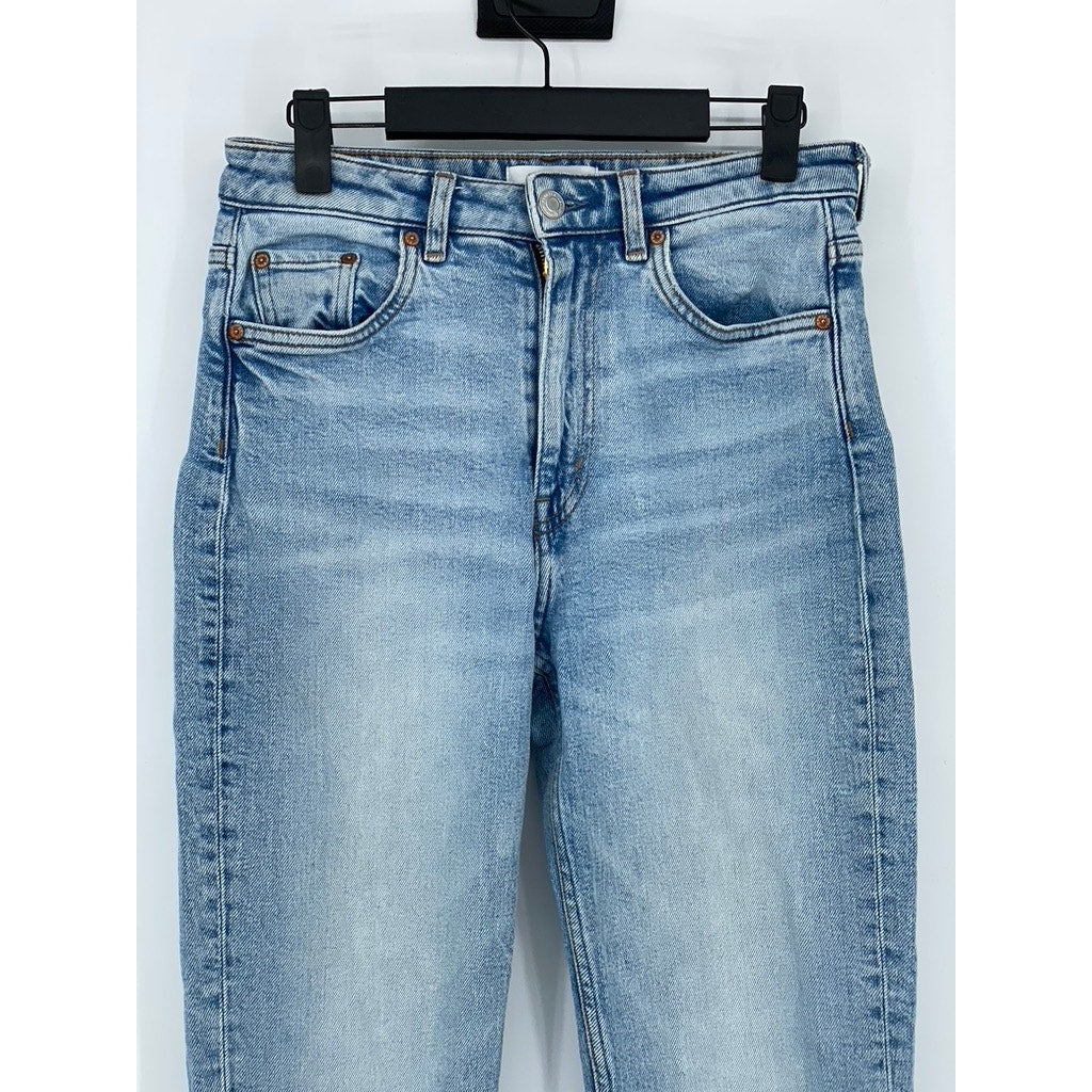 & OTHER STORIES Women's Light Blue Denim Straight-Leg Jean SZ 27/30