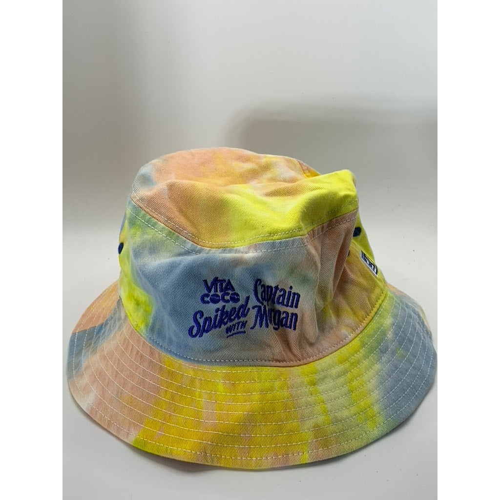 THE GAME Unisex Yellow/Orange/Blue Captain Morgan Tie-Dye Bucket Hat OS