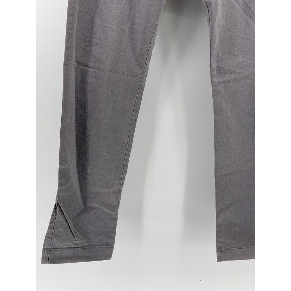 J.CREW Men's Gray Slim-Fit Chino Flex Pants SZ 34X32