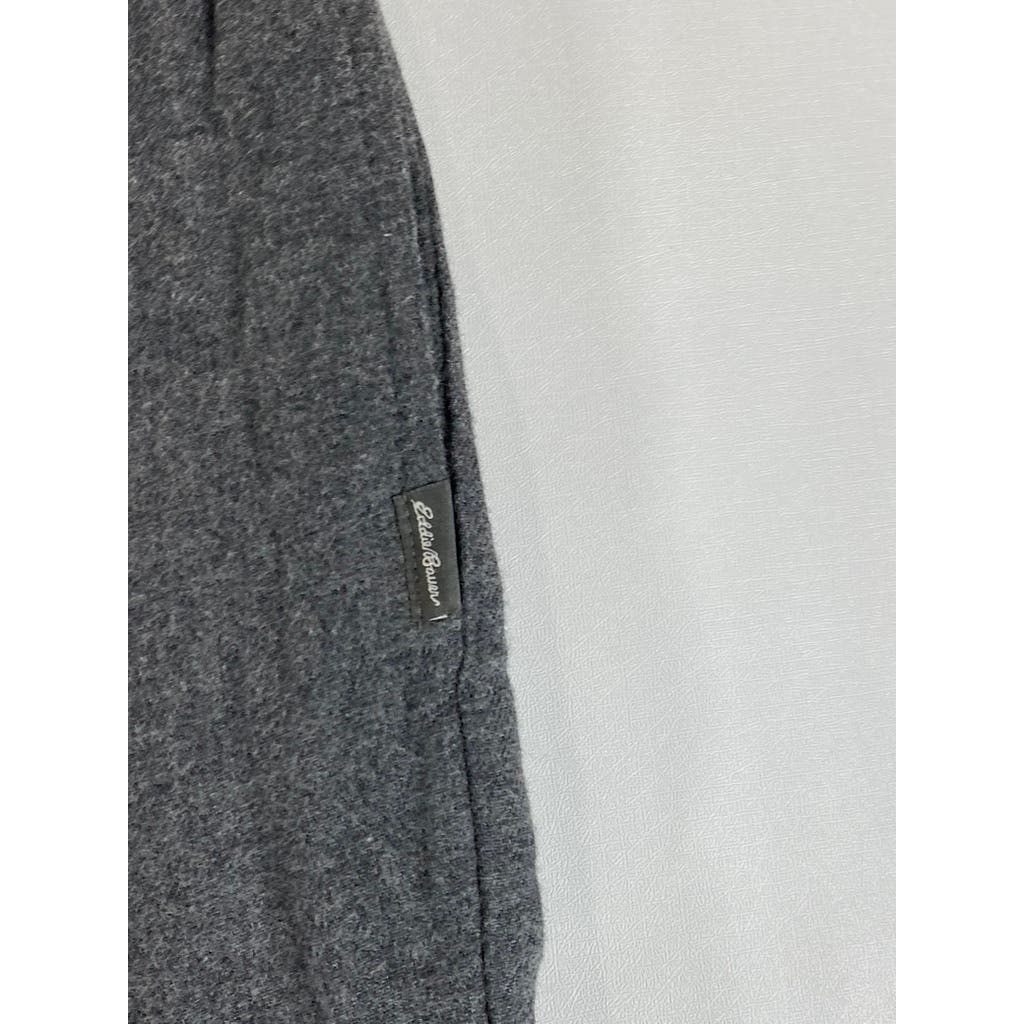 EDDIE BAUER Men's Dark Smoke Cotton Classic-Fit Drawstring Sleep Pant SZ L