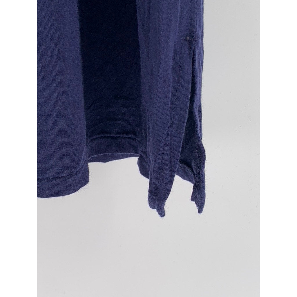 NORDSTROM LINGERIE Women's Navy Crewneck Night Gown SZ M