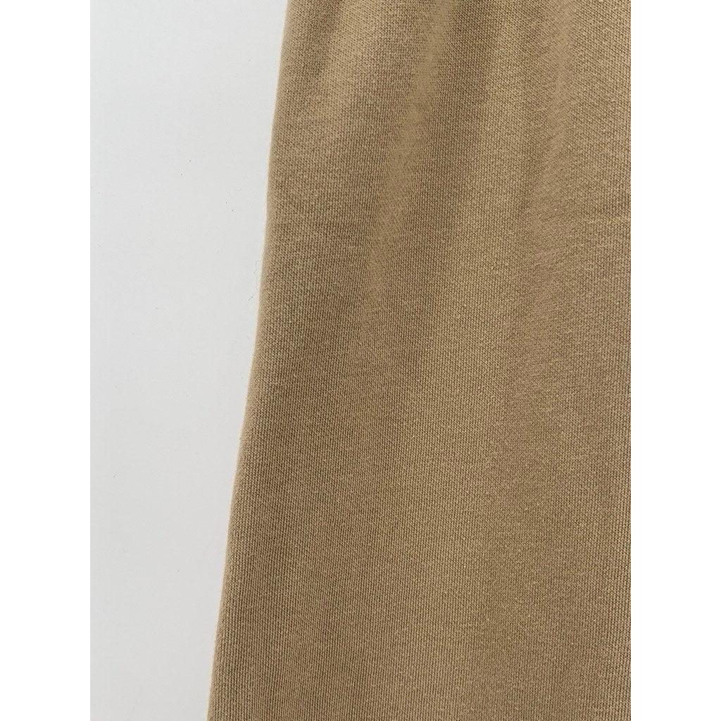 NIKE Kids' Beige Swoosh Logo Sweatpants SZ 6-7Y