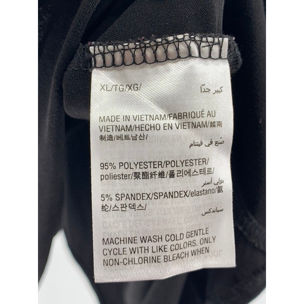 ALFANI Women's Black Cutout Long Sleeve Top SZ XL