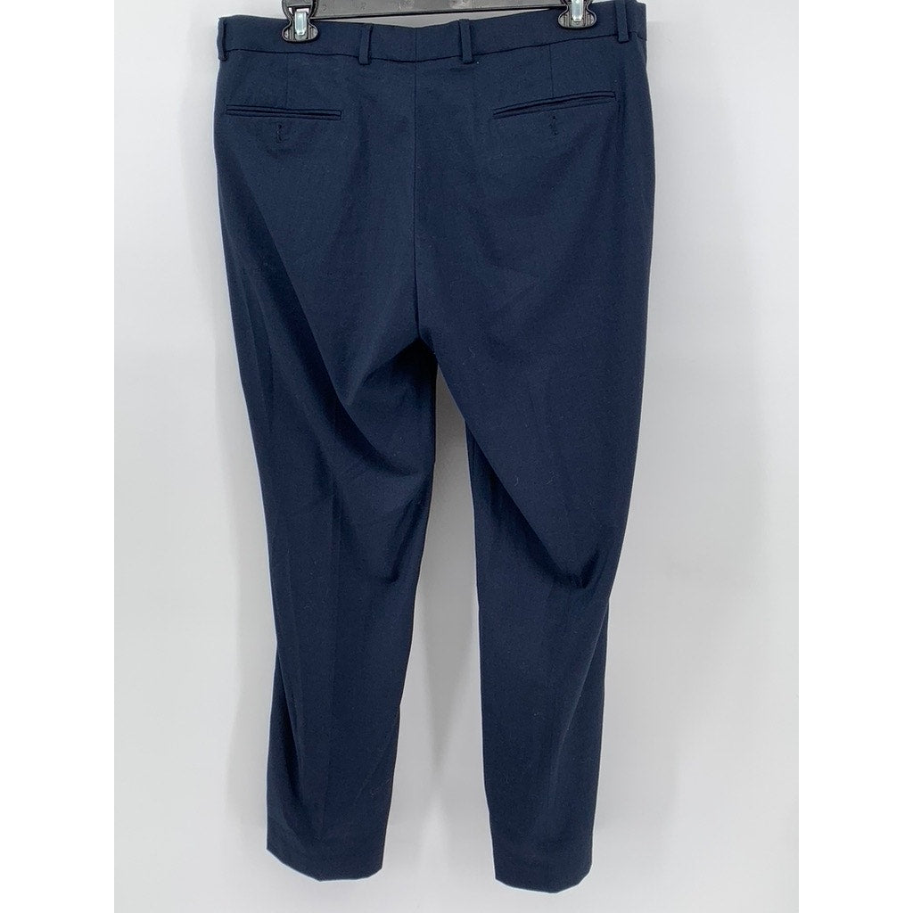 DOCKERS Men's Blue Solid Slim-Leg Performance Stretch Pants SZ  38X30