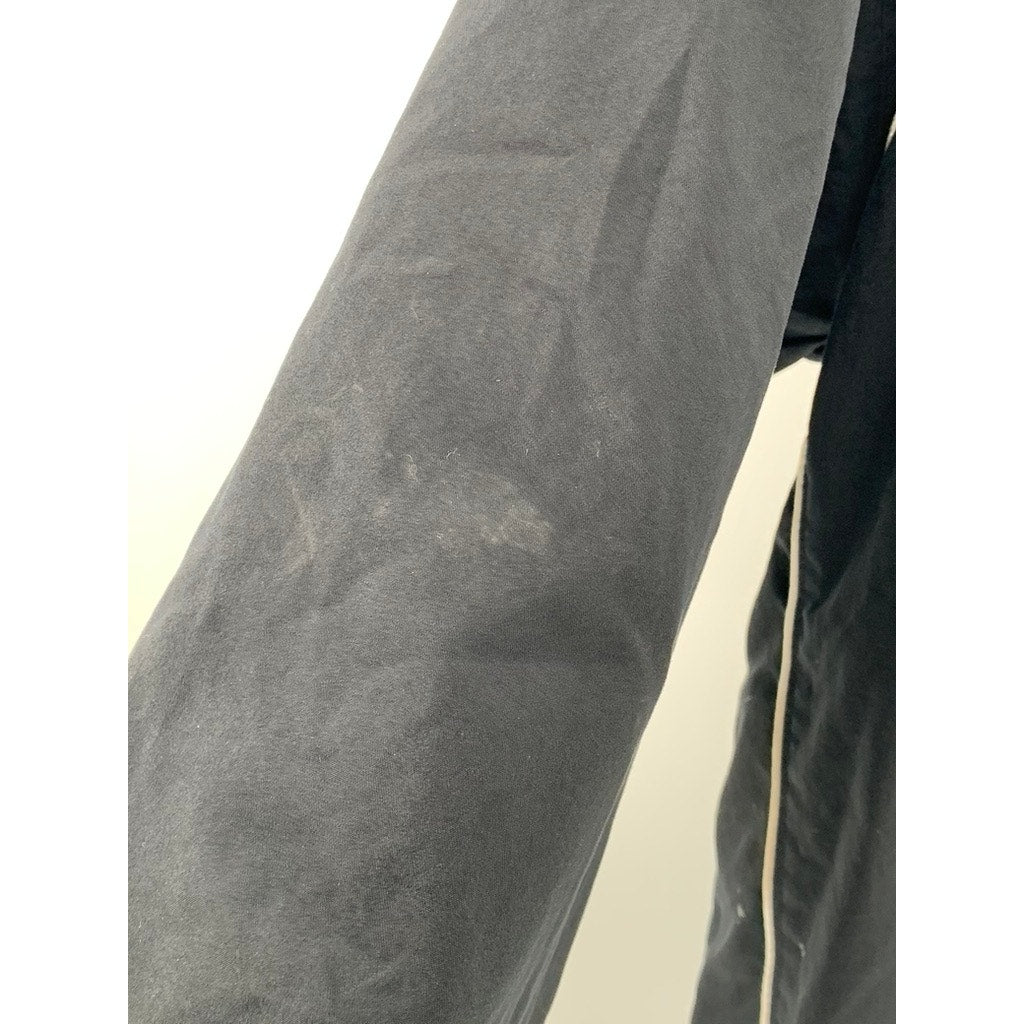 RUSSELL Men's Black Mckendree University V-Neck Long Sleeve Windbreaker SZ M