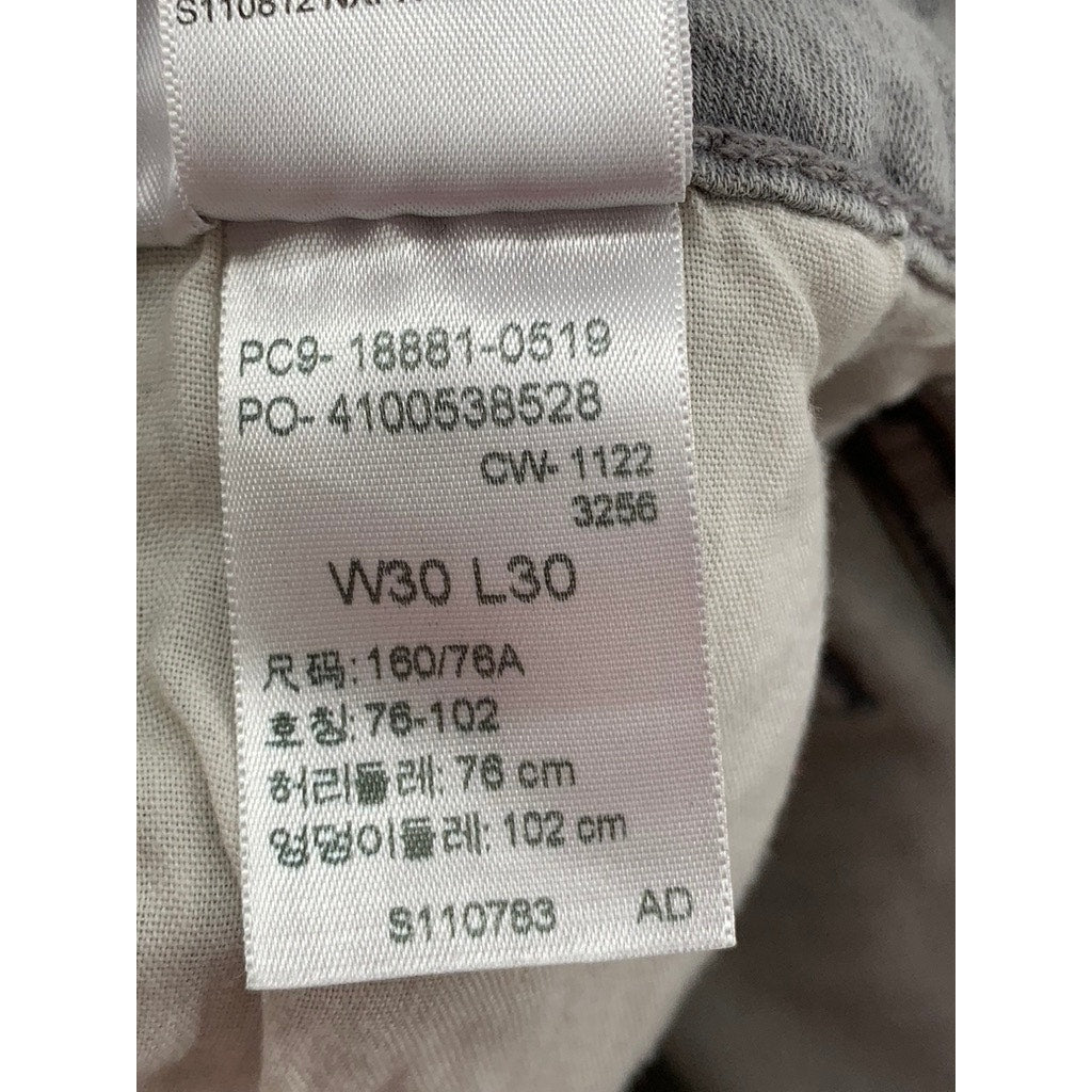 LEVI'S Men's Grey 711 Skinny Cotton Blend 5 Pocket Denim Jeans SZ 30x30