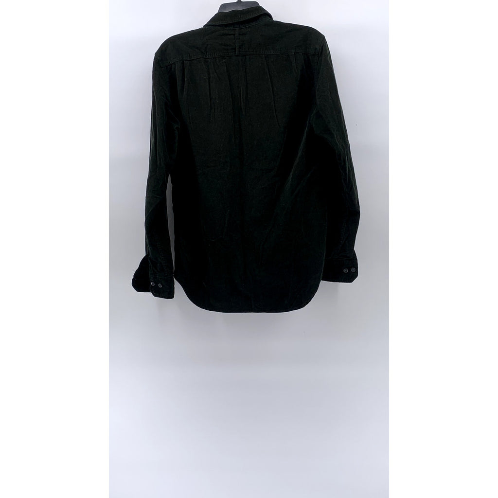 BANAN REPUBLIC Men's Green Corduroy Slim-Fit Button-Up Long Sleeve Shirt SZ S