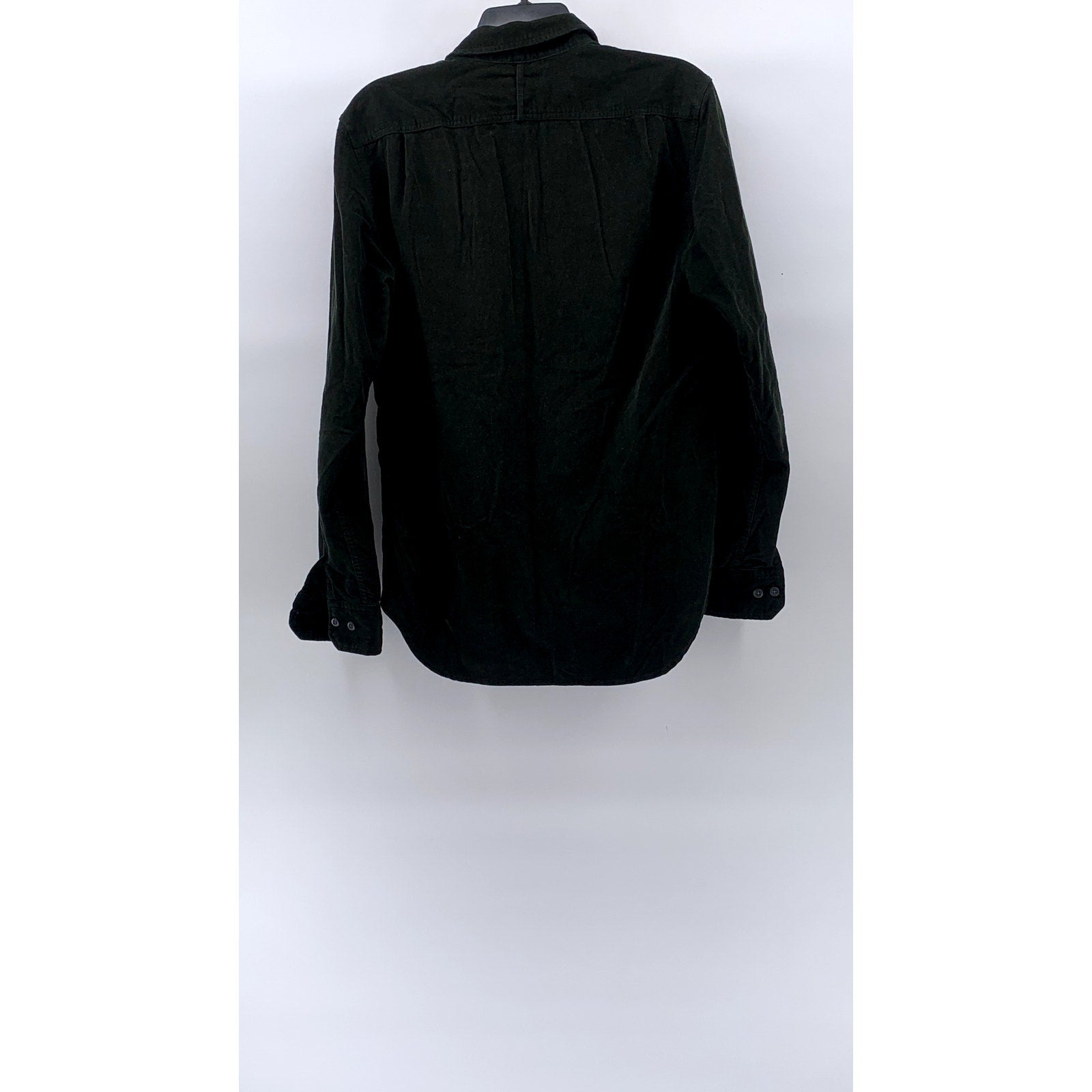 BANAN REPUBLIC Men's Green Corduroy Slim-Fit Button-Up Long Sleeve Shirt SZ S