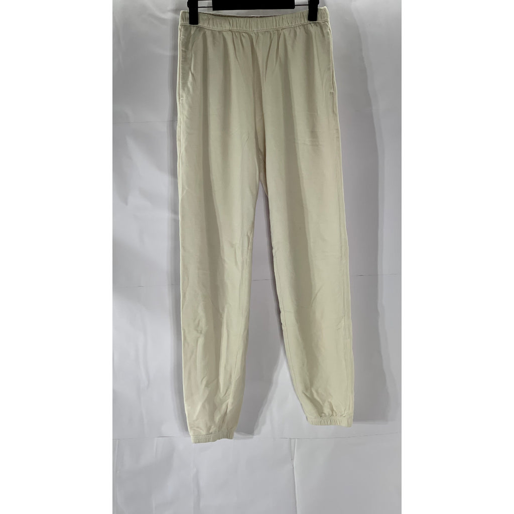 AMERICAN GIANT Women's Beige Elastic-Waist Pull-On Casual Sweatpants SZ XS