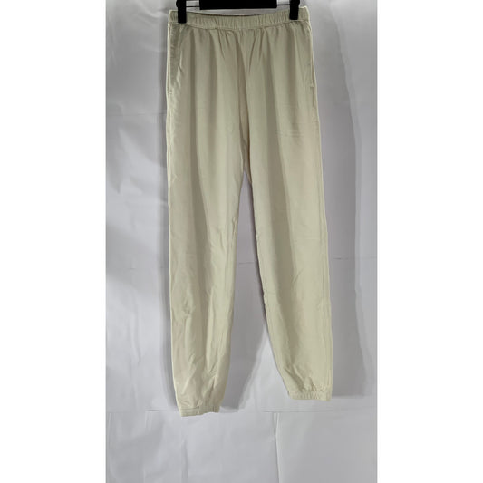 AMERICAN GIANT Women's Beige Elastic-Waist Pull-On Casual Sweatpants SZ XS