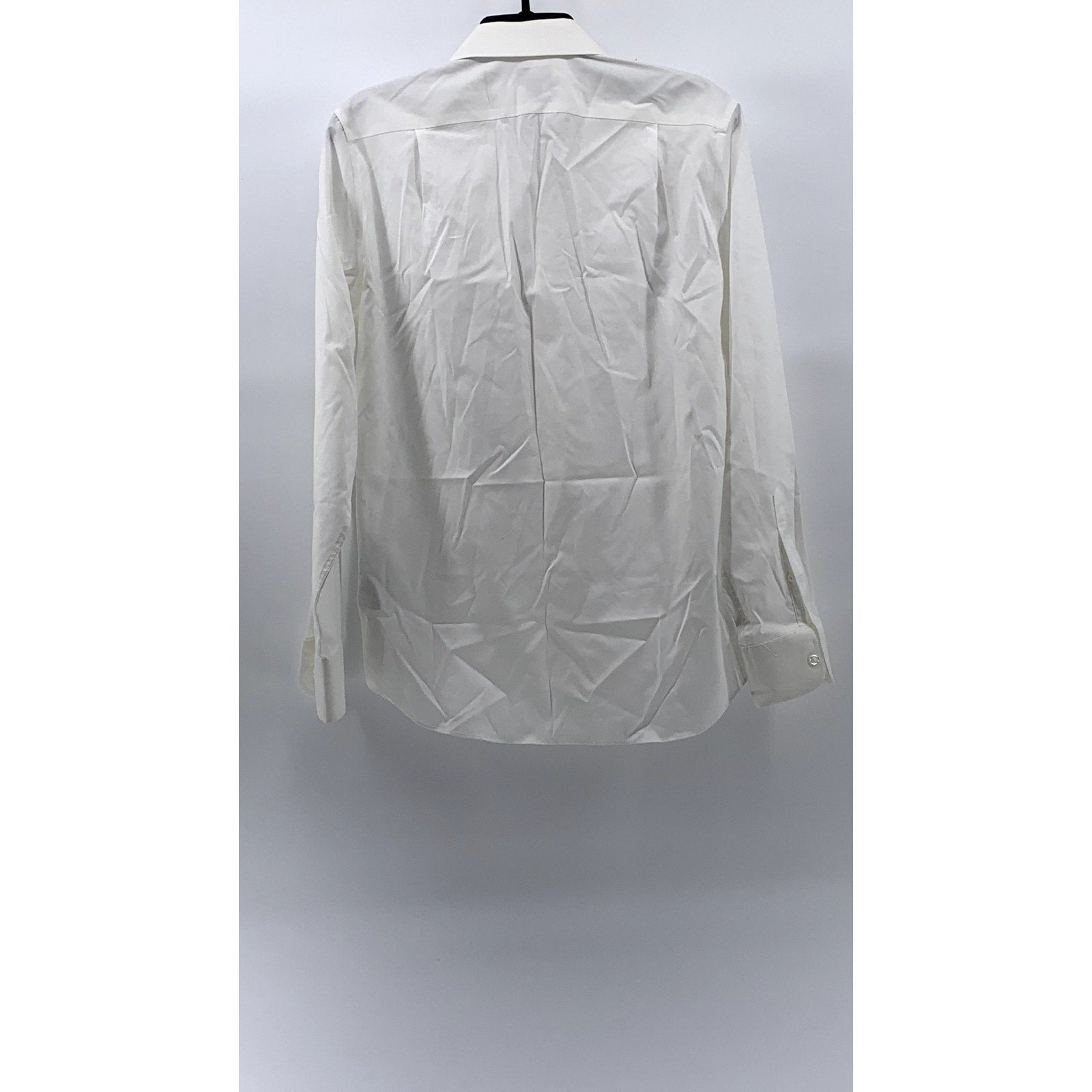 J.CREW Men's White Cotton Poplin Slim-Fit Button-Up Long Sleeve Shirt SZ S