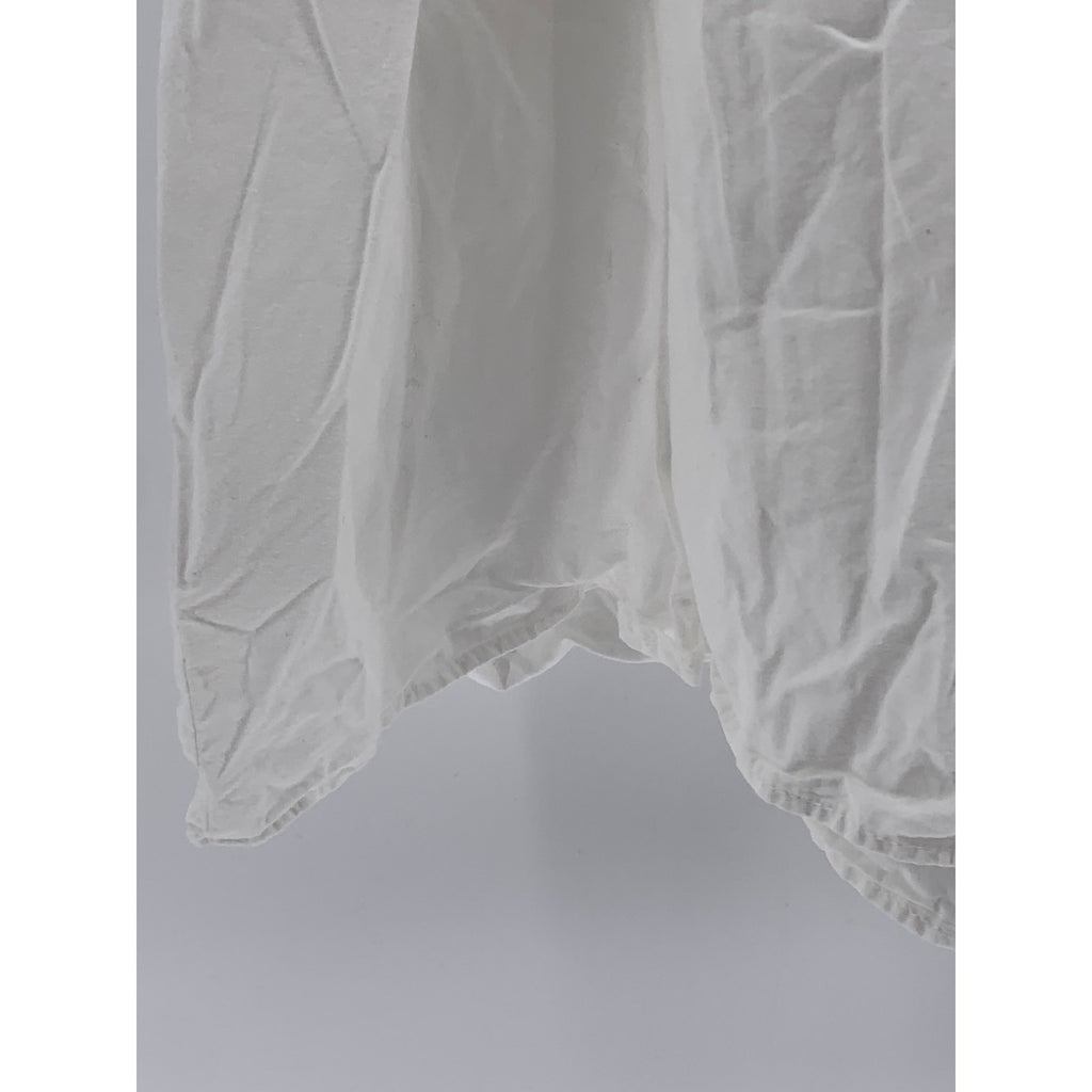 URBAN OUTFITTERS Women's White Fit & Flare Puff Straight-Neck Knee Dress SZ S