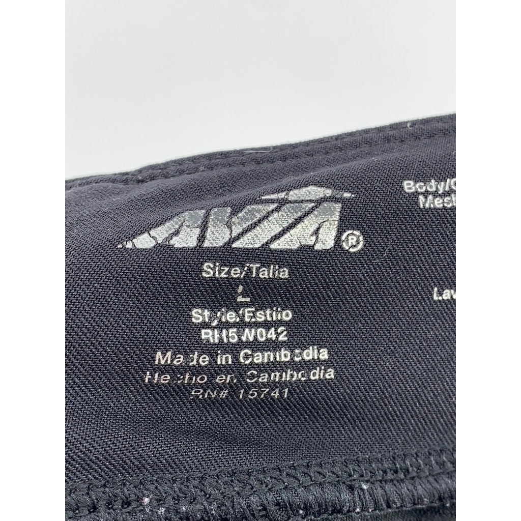 AVIA Women's Black Printed Capri Leggings SZ L