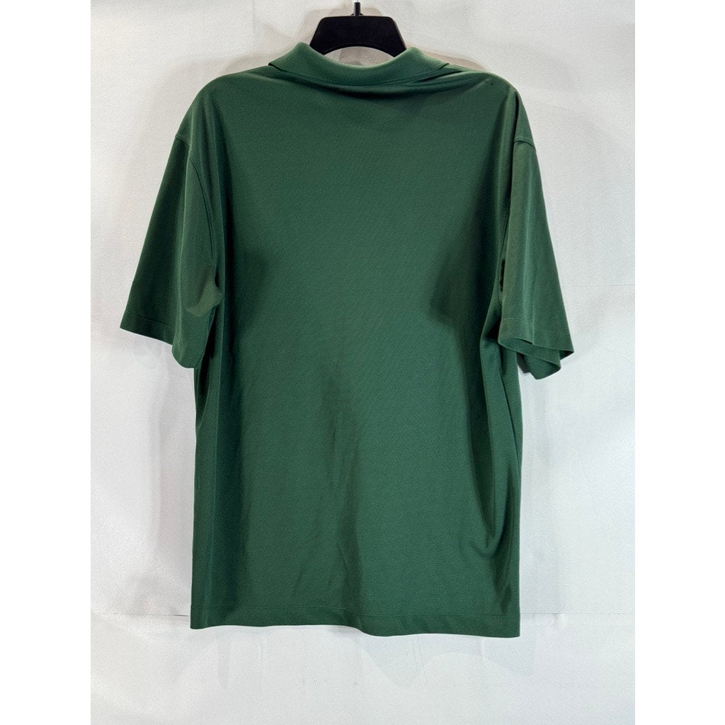 NIKE GOLF Men's George Green Dri-Fit Breathable Short Sleeve Polo SZ M