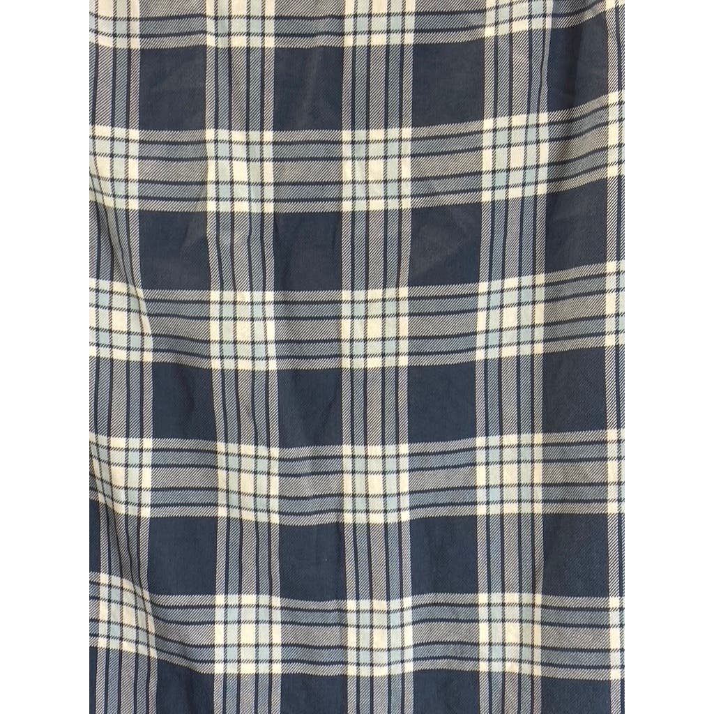 J.CREW Men's Navy Cotton Flannel Button-Up Long Sleeve Shirt SZ S