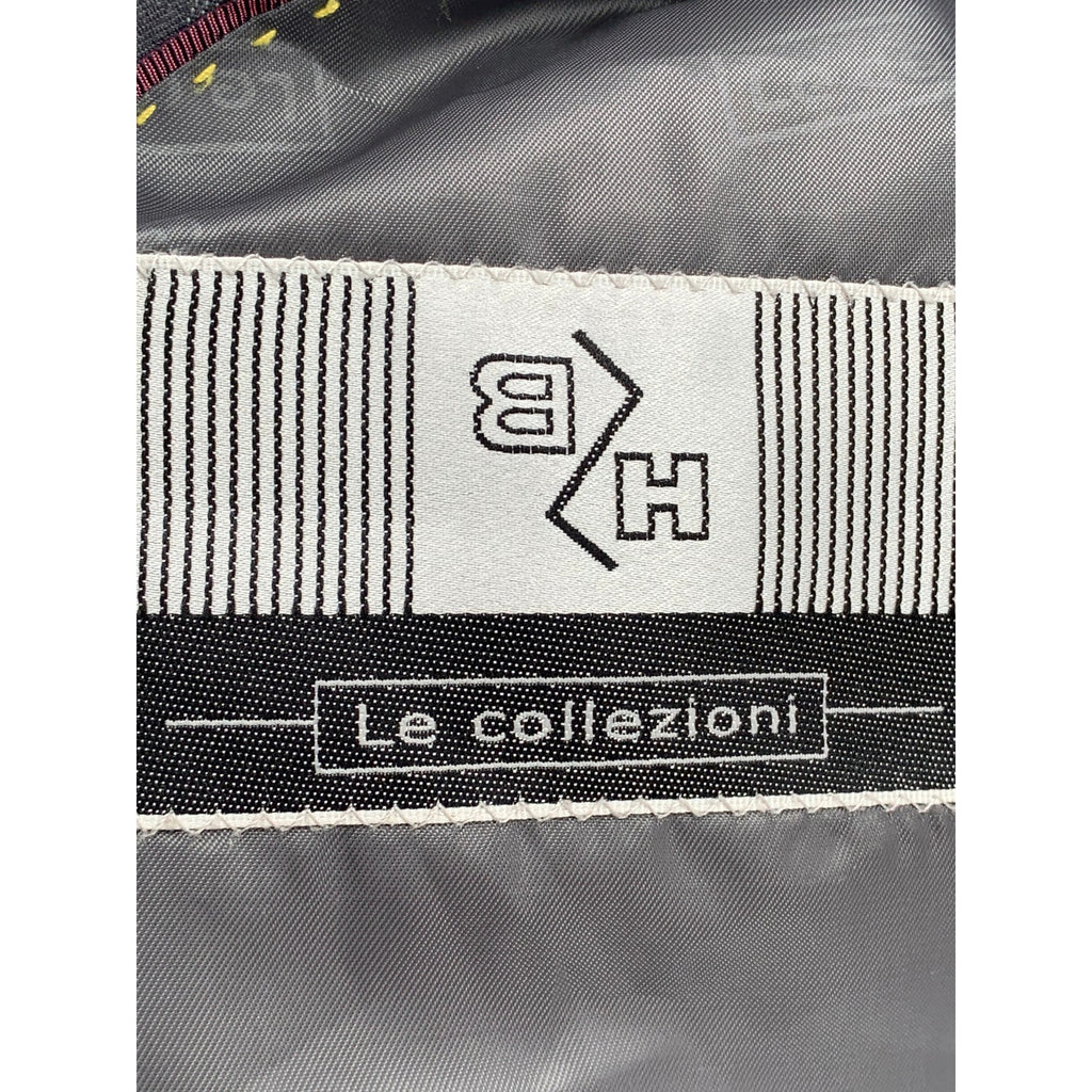 LE COLLEZIONI Men's Dark Gray Striped Three-Button Notch Collar Blazer SZ 42S