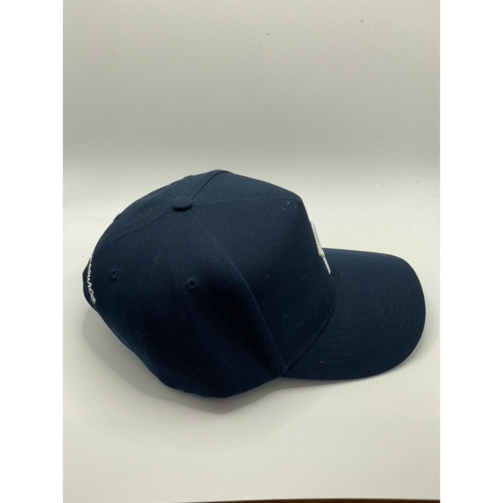 GEORGE COLLECTION Men’s Navy Blue Cream Source Embroidered SnapBack Cap SZ OS