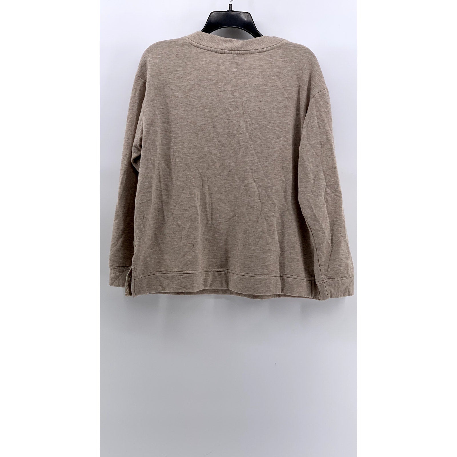 ORVIS Women's Oatmeal V-Neck Long Sleeve Sweater SZ M