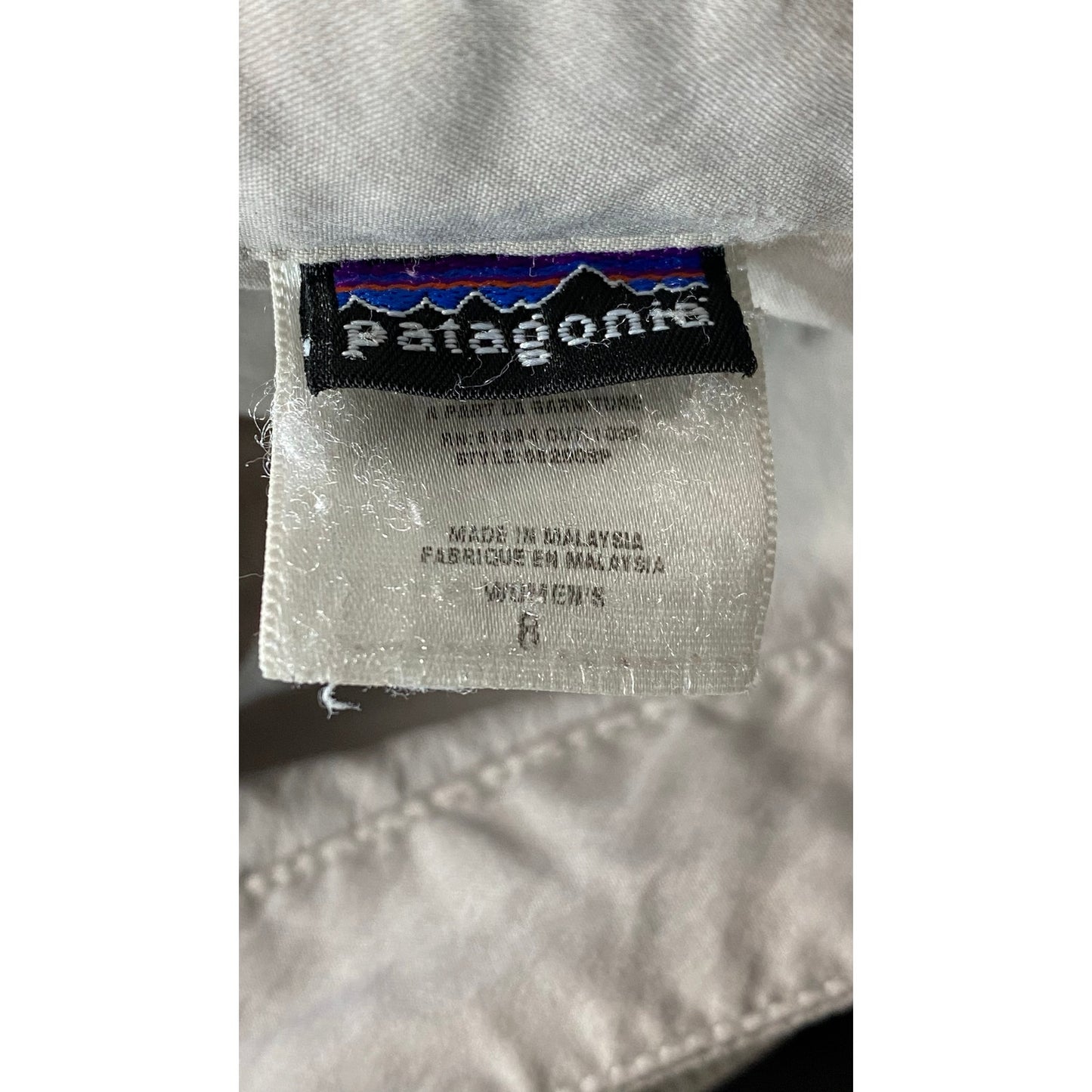 PATAGONIA Women's Tan Mid-Rise Straight-Leg Roll-Tab Cuff Pants SZ 8