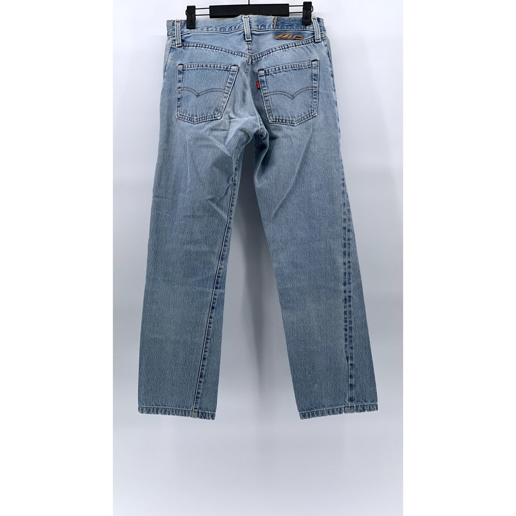 LEVI’S Men’s Vintage Light Wash Blue Denim Straight- Leg Five-Pocket Jeans SZ 28