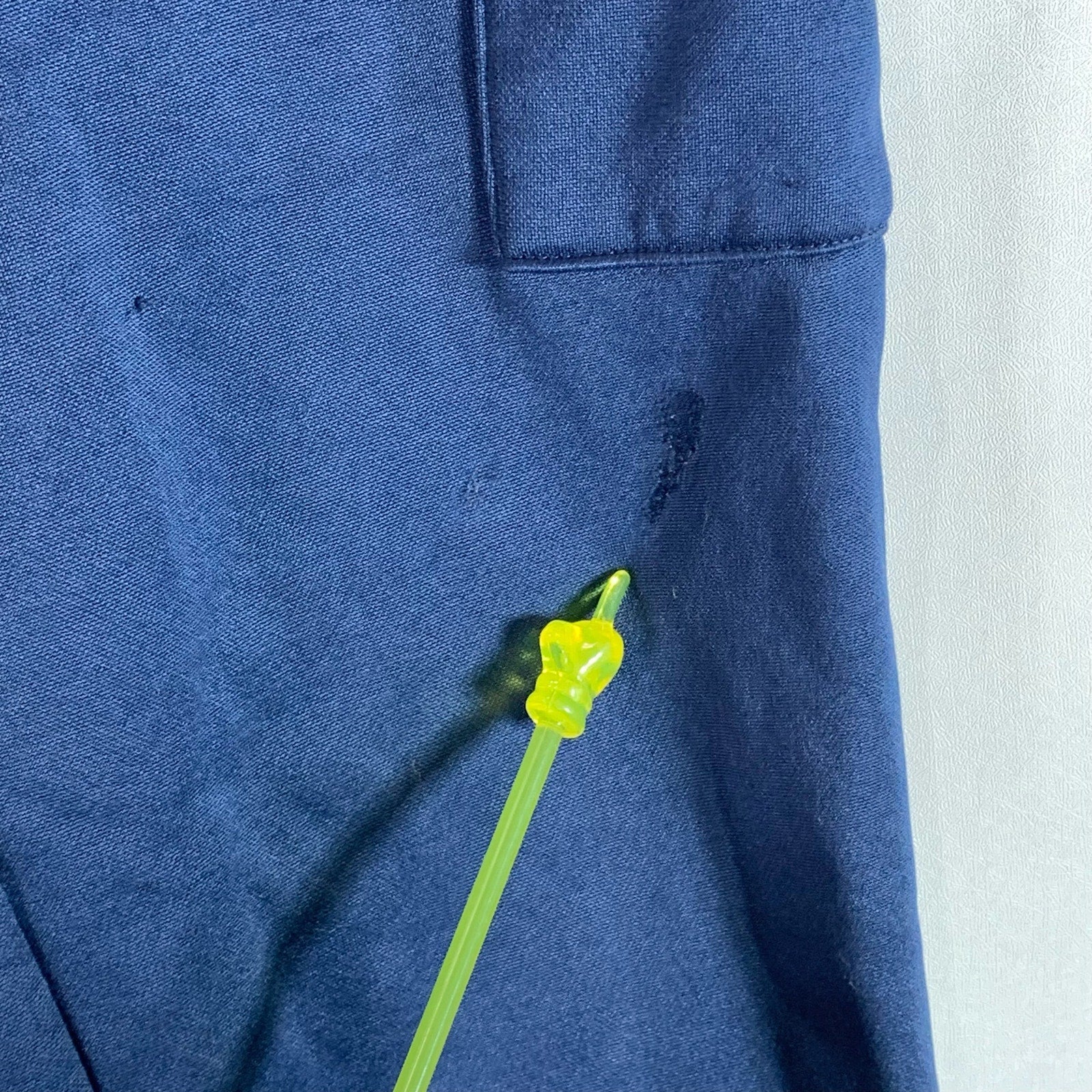 REEBOK Men's Dress Blue Relaxed-Fit Drawstring Cargo Fleece Jogger Pant SZ S