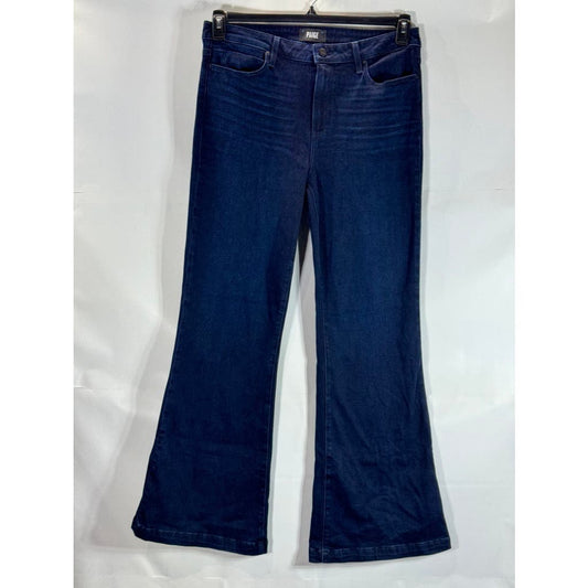 PAIGE Women's Novela Genevieve High-Rise Flare Jeans SZ 32