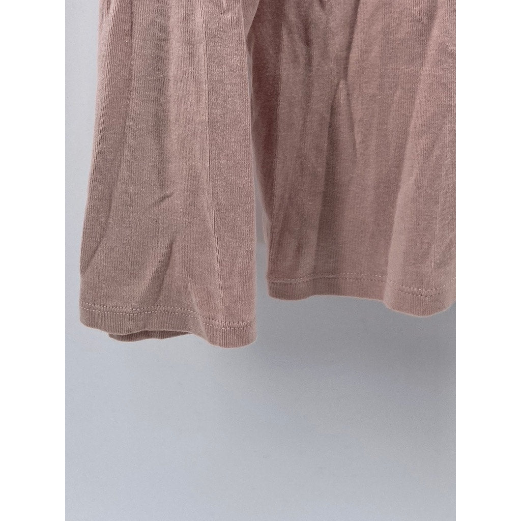 LIZ CLAIBORNE Women’s Salmon Pink V-Neck Long Sleeve Casual Top SZ XL
