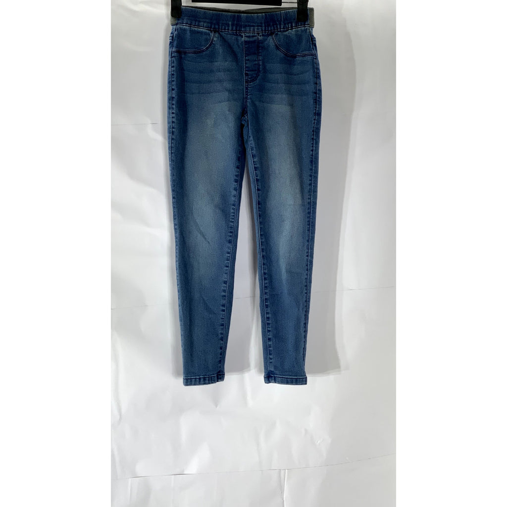 CALVIN KLEIN Girls' Medium Blue Wash Denim Pull-On Skinny Jeans SZ M(8/10)