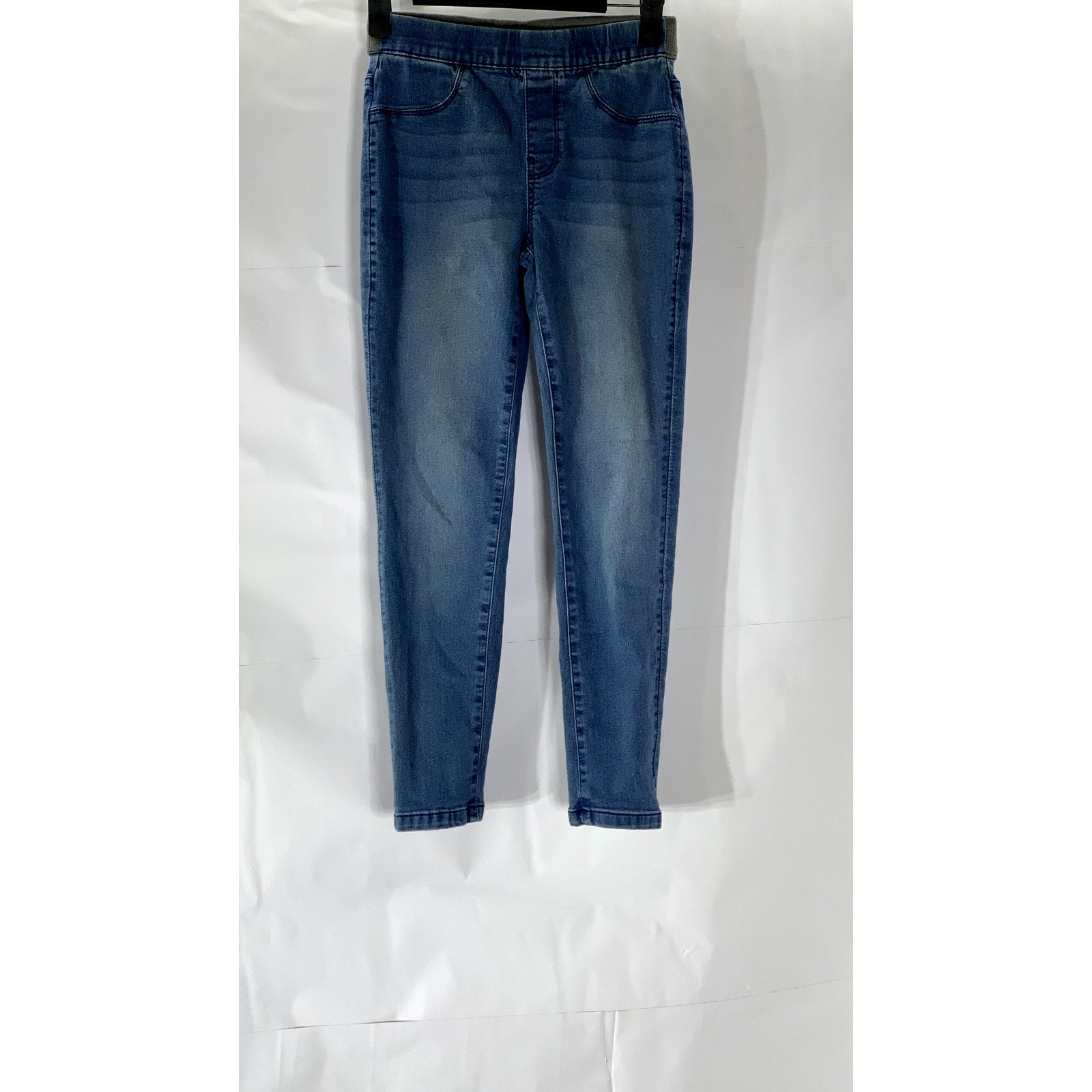 CALVIN KLEIN Girls' Medium Blue Wash Denim Pull-On Skinny Jeans SZ M(8/10)
