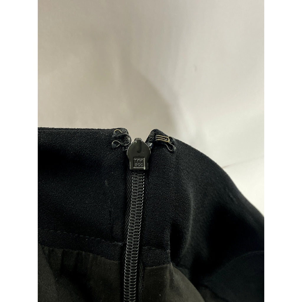 DEREK LAM 10 CROSBY Women's Black Solid Large Grommet-Detail Dress Shorts SZ 4