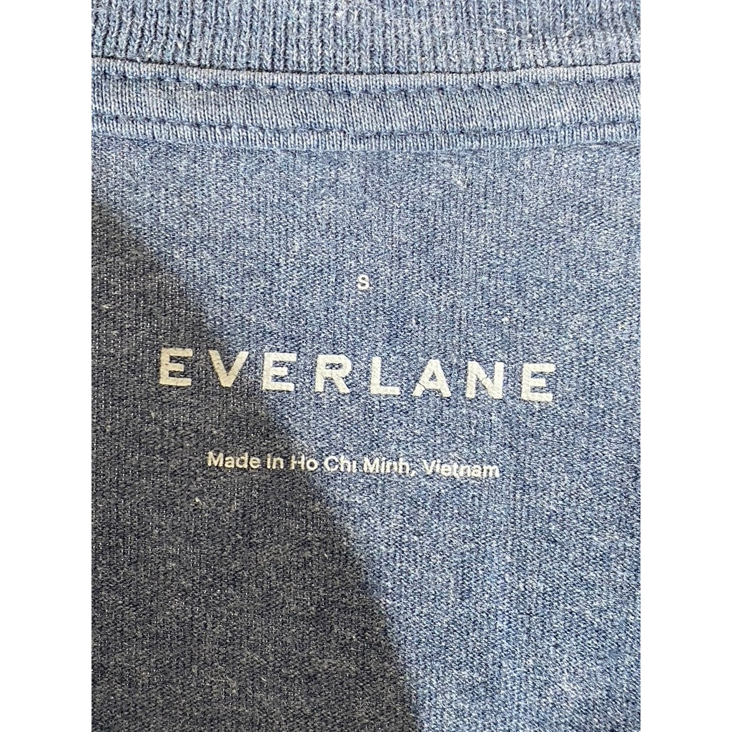 EVERLANE Men's Blue Essential Crewneck Short Sleeve T-Shirt SZ S