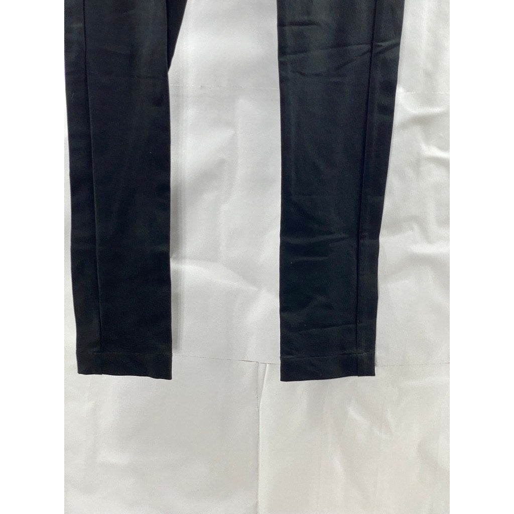 ISABEL DE PEDRO Women's Black Solid Extra Slim Leg 4-Pocket Trouser SZ 2
