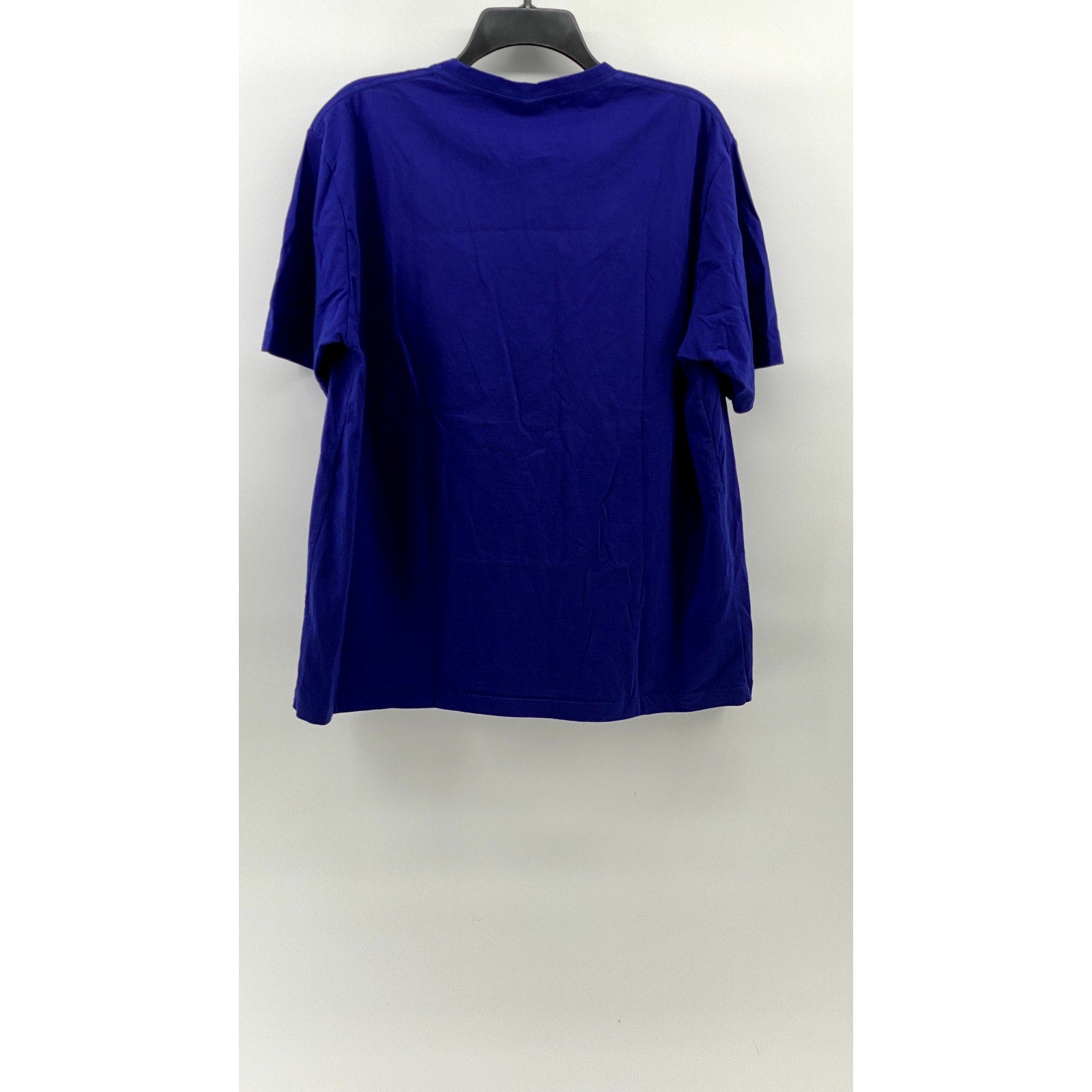 SHOP ICELANDIC Women's Royal Blue Crewneck Short Sleeve Active T-Shirt SZ XL