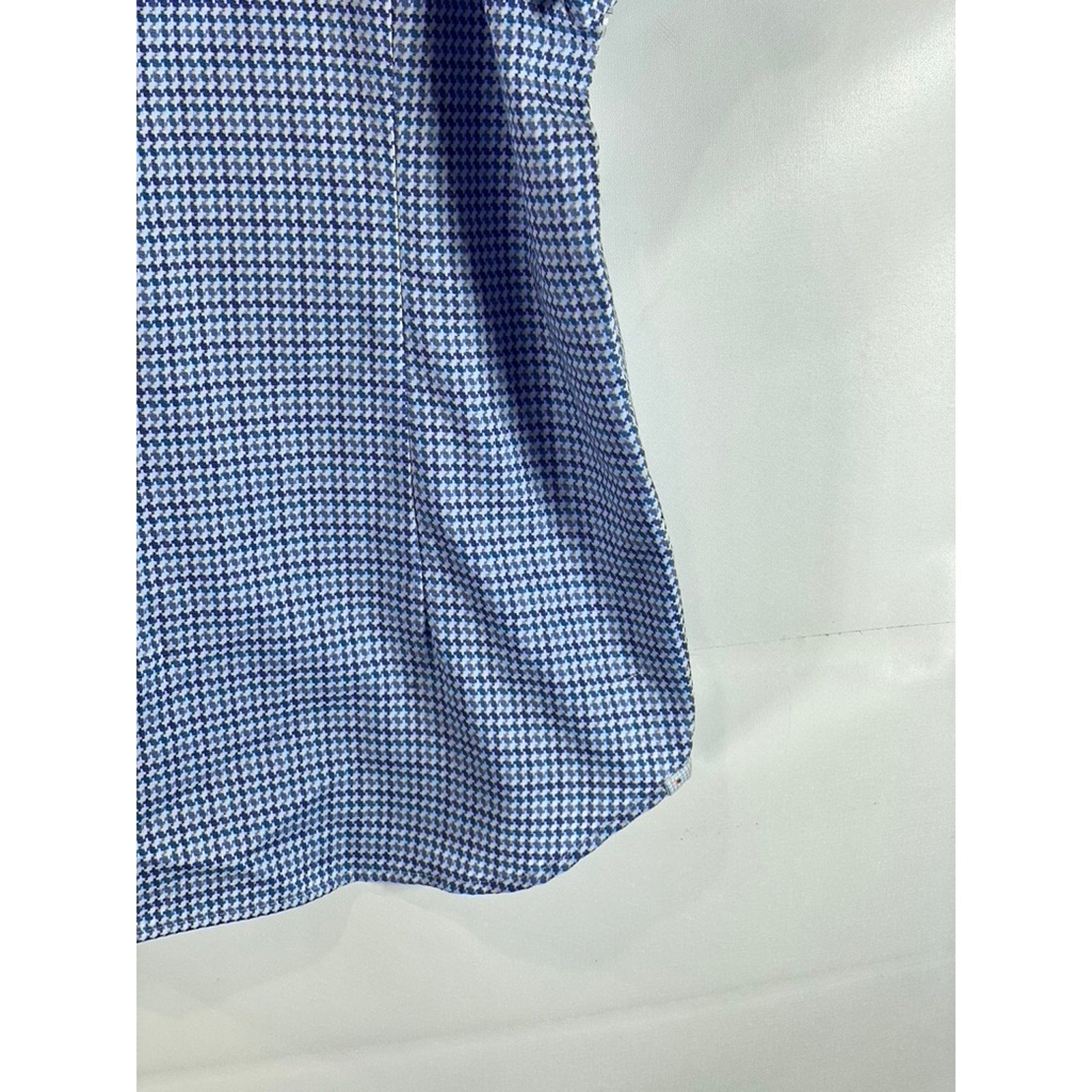 ROBERT GRAHAM Men's Blue Candido Tailored-Fit Button-Down Shirt SZ 3XL