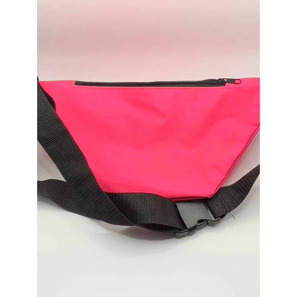 FUNNY GUY MUGS Unisex Neon Pink/Green R.A.G.E. Double Pocket Fanny Pack