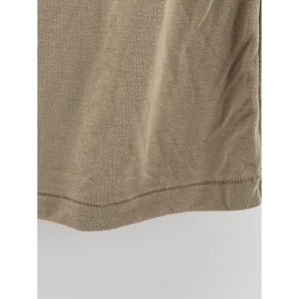 H&M Women's Tan Solid Mock-Neck Sleeveless Top SZ XS