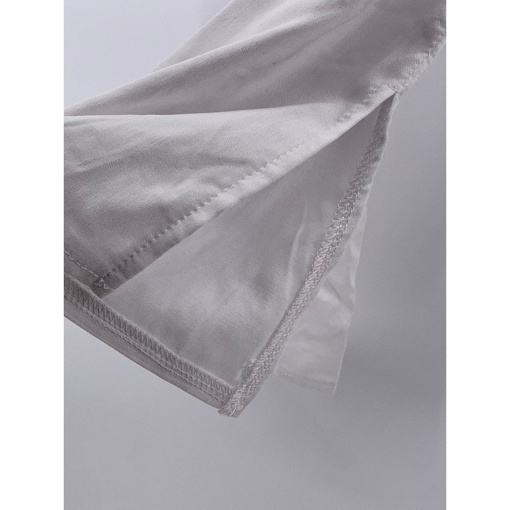 UNBRANDED White Bell Long Sleeve Add-Ons SZ OS