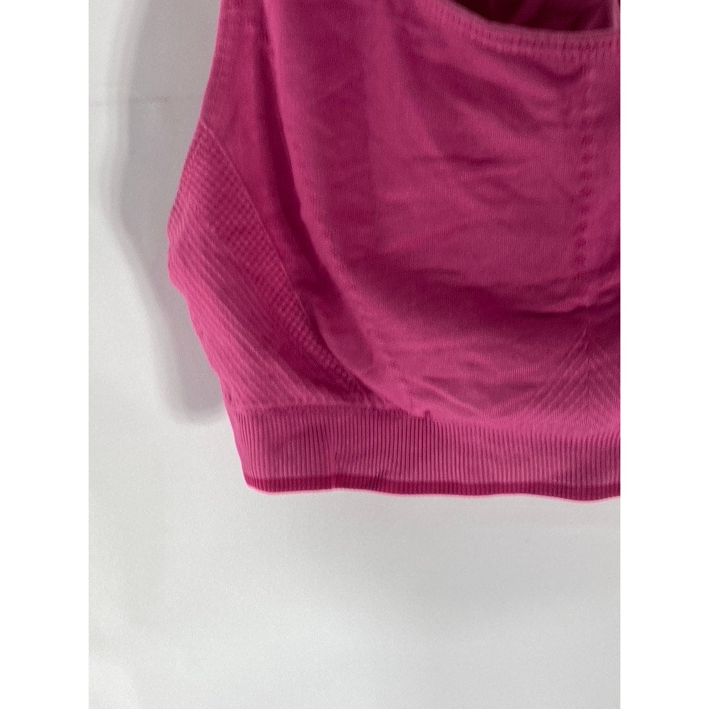 C9 By CHAMPION Women' Fuchsia Scoop-Neck Racerback Pullover Sports Bra SZ S