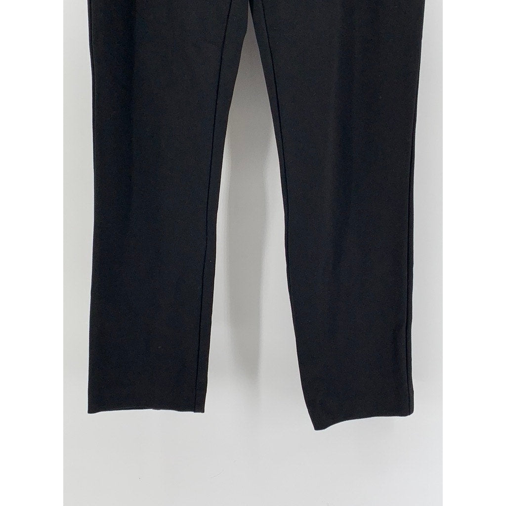ANNE KLEIN Women's Black Solid Slim-Leg Pants SZ 6