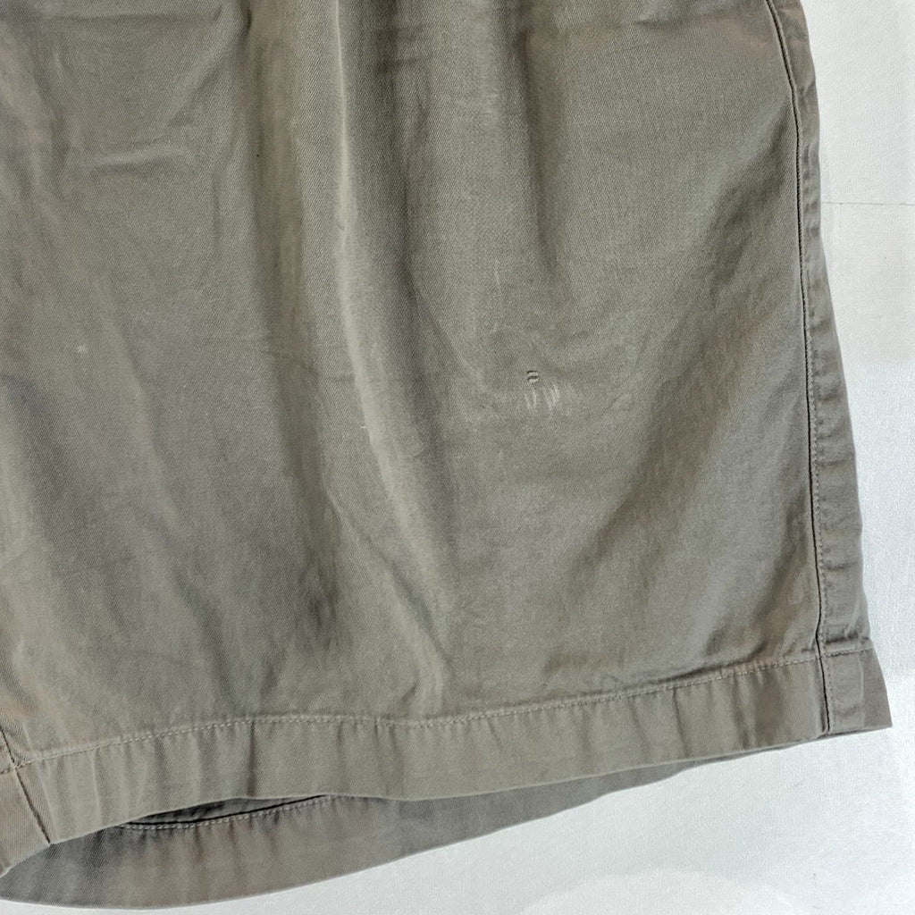 BANANA REPUBLIC Men's Tan Vintage Pleated Front Chino Shorts SZ 34