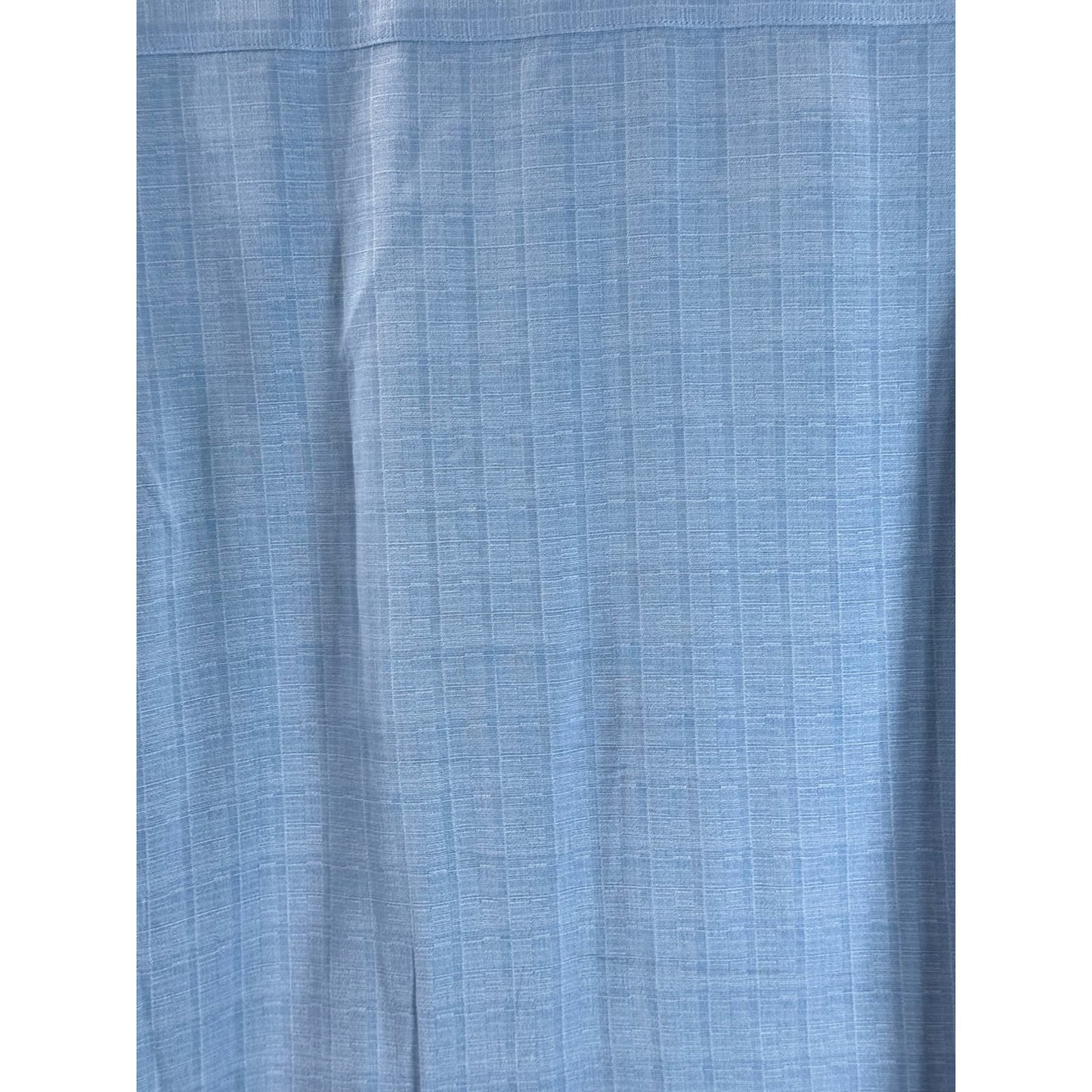 TOMMY BAHAMA Men's Blue Check Silk Button-Up Short Sleeve Shirt SZ L