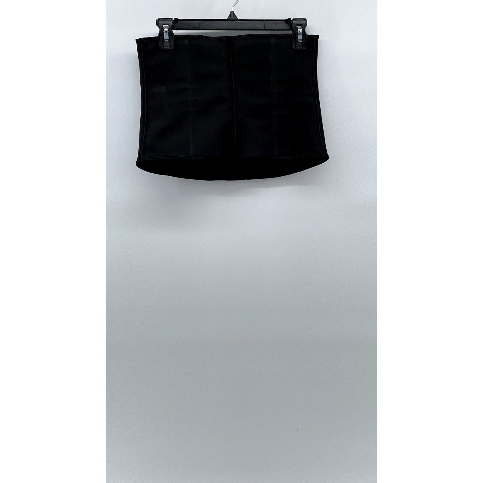 GAINKEE Men's Black Latex Hook & Loop Body Shapewear Waist Trainer SZ XS